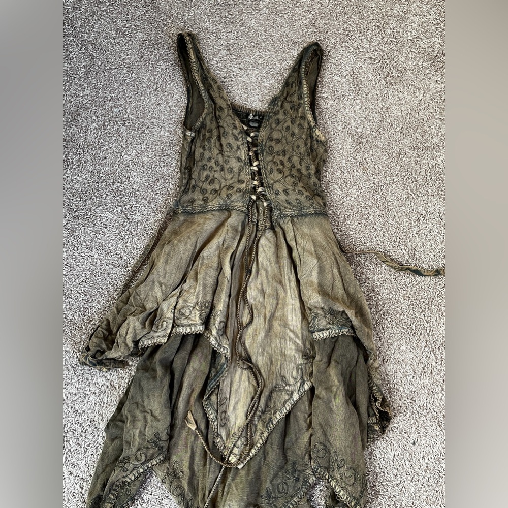 Green fairy dress